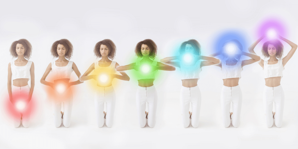 Chakras - A Picture of Vibrant Colored Stones Representing the Seven Energy Centers